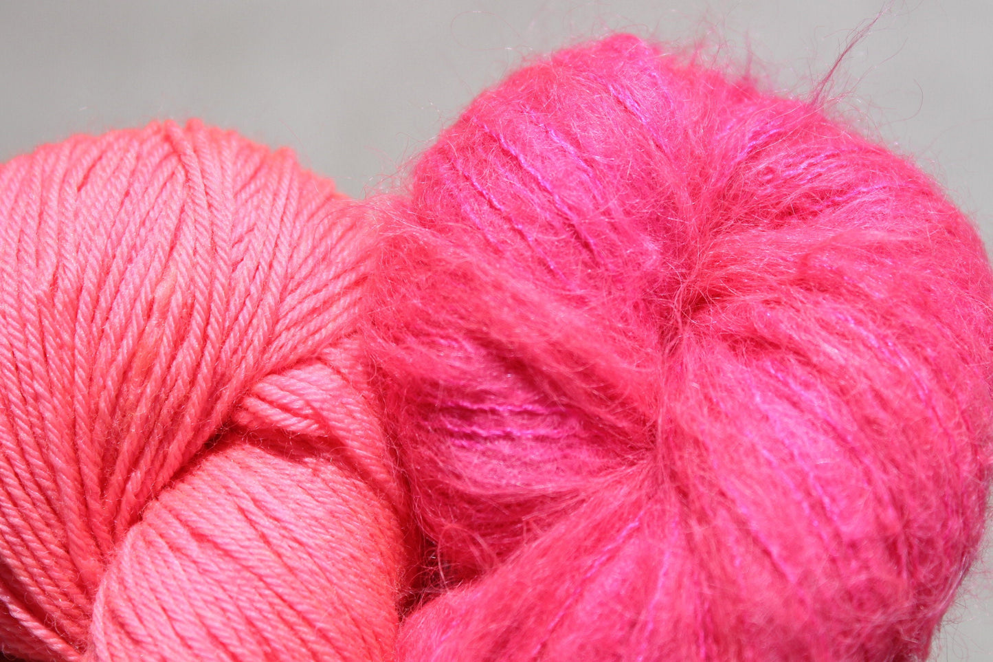 Hand-dyed Peachy Coral Yarn | Superwash Wool & Nylon
