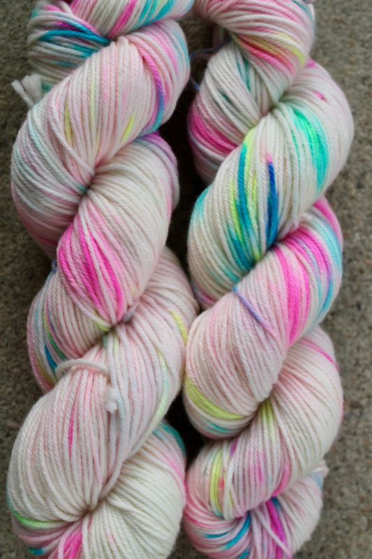 Hand-dyed Graffiti DK Yarn