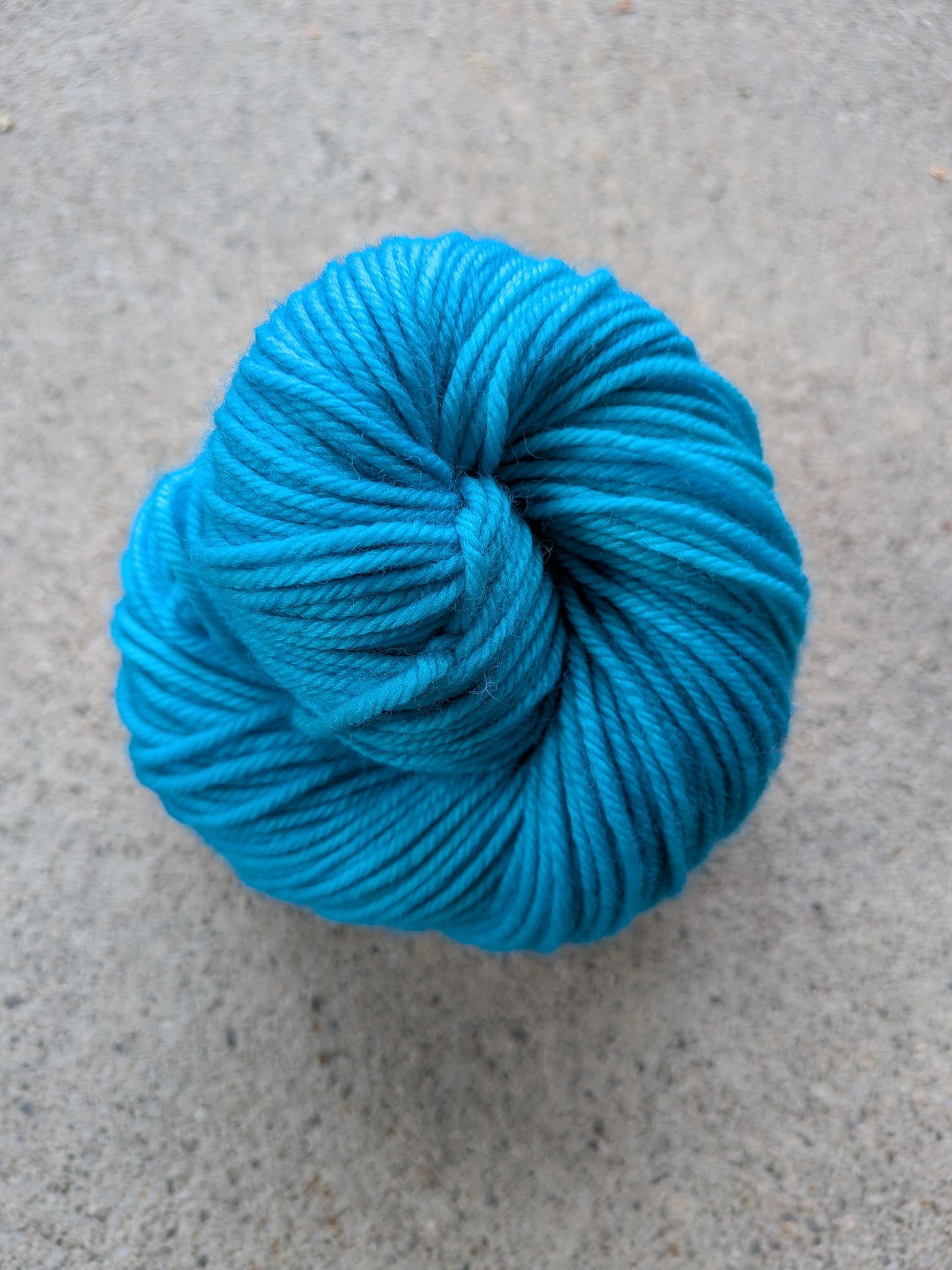 Hand-dyed Rain Drop Blue DK Yarn