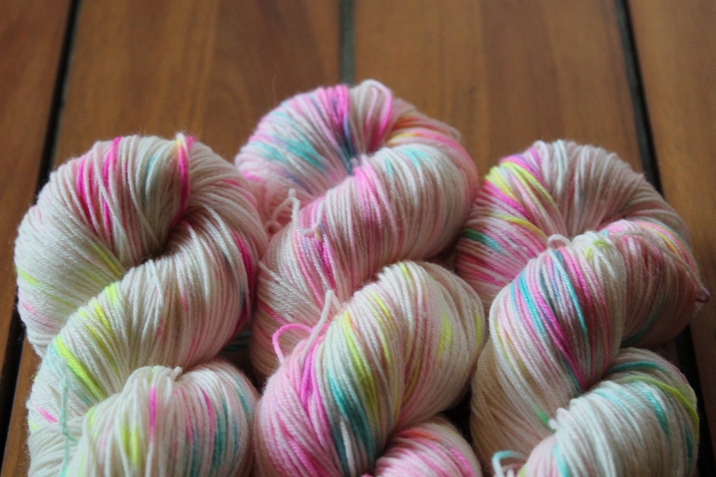 Hand-Dyed GRAFFITI Sock Yarn | Superwash Wool and Nylon